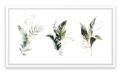 Gilded leaf trio