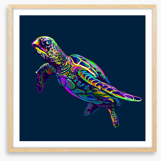Neon turtle
