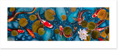 Lily pond goldfish