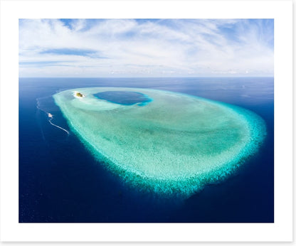 The turquoise atoll