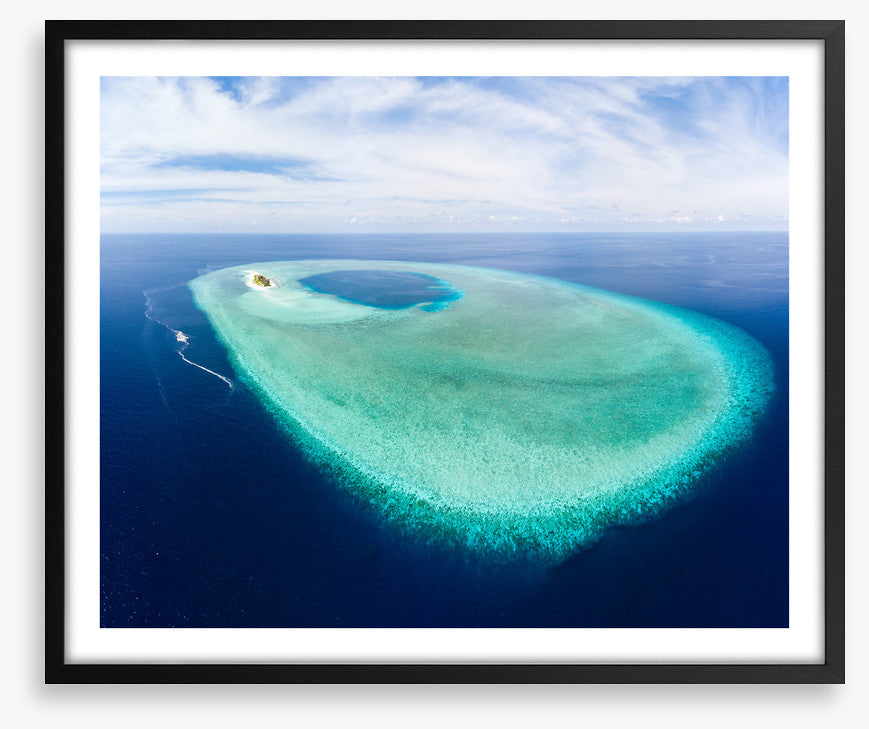 The turquoise atoll