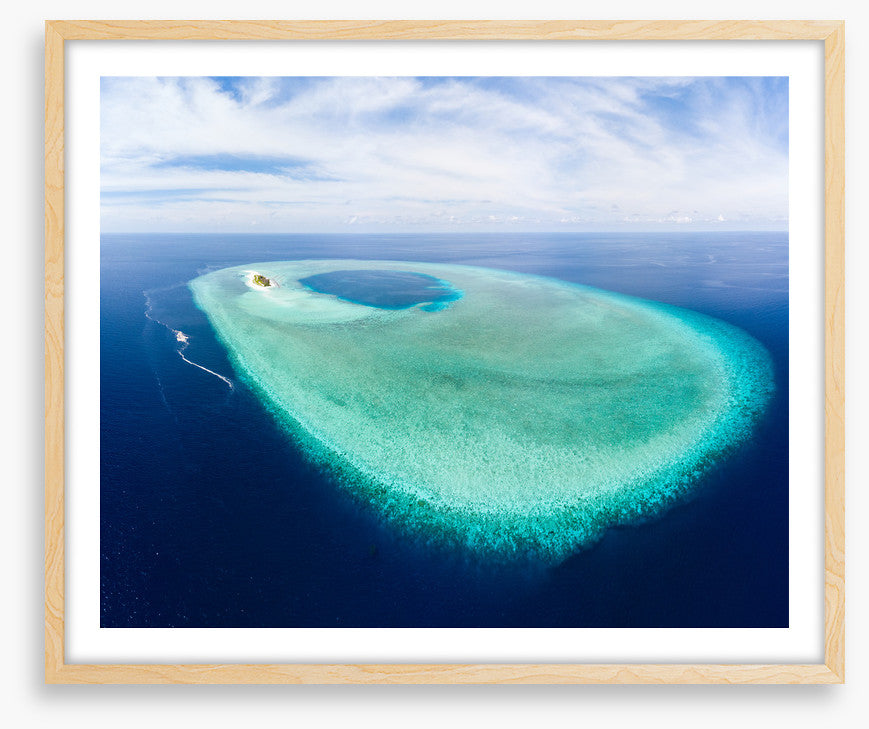 The turquoise atoll