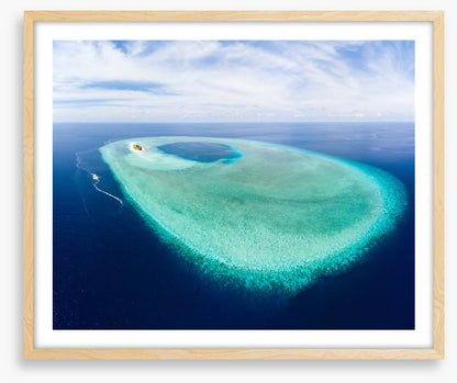The turquoise atoll