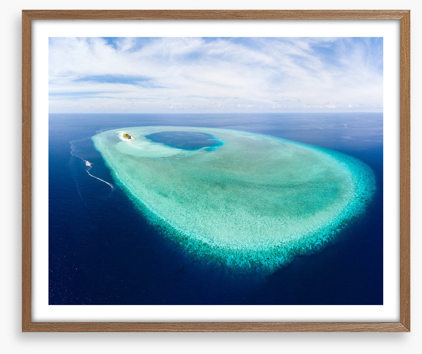 The turquoise atoll