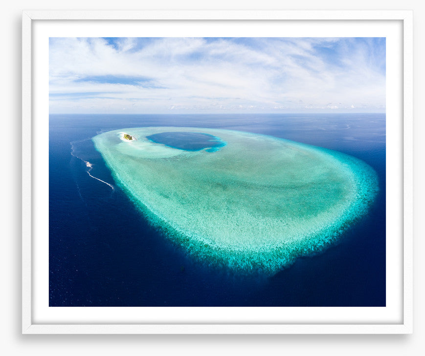 The turquoise atoll