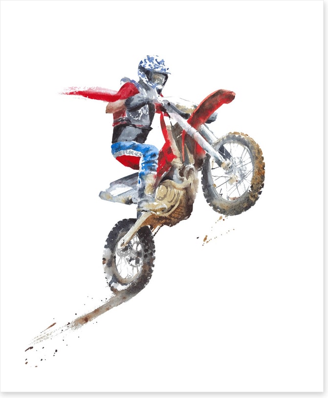 Motocross in motion