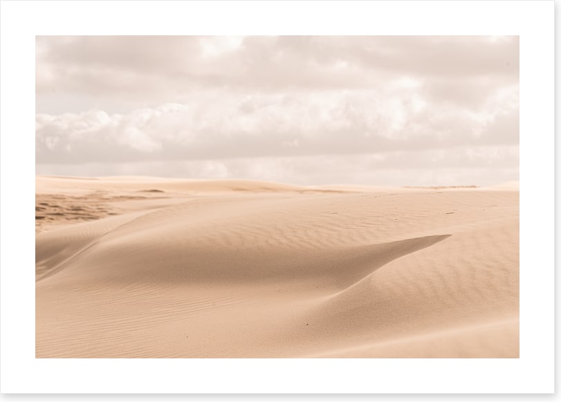 Soft desert dunes