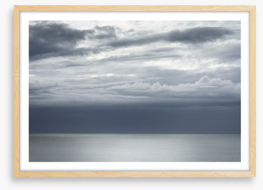 Cloudy but calm