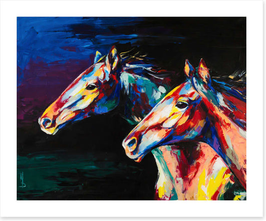 Moonlit mares