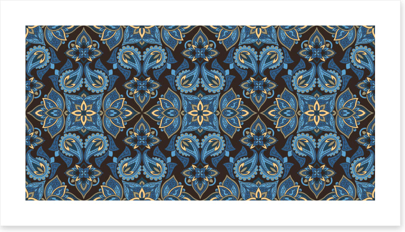 Persian paisley blues