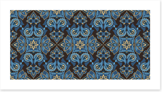 Persian paisley blues