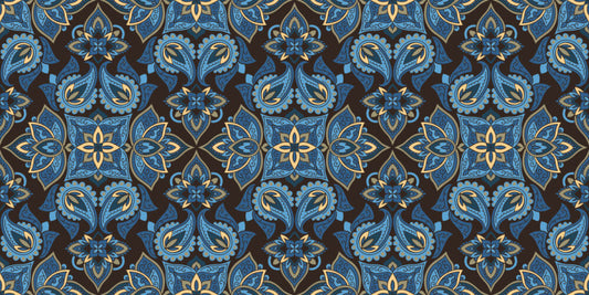 Persian paisley blues