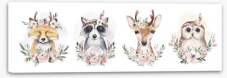 Flower forest friends