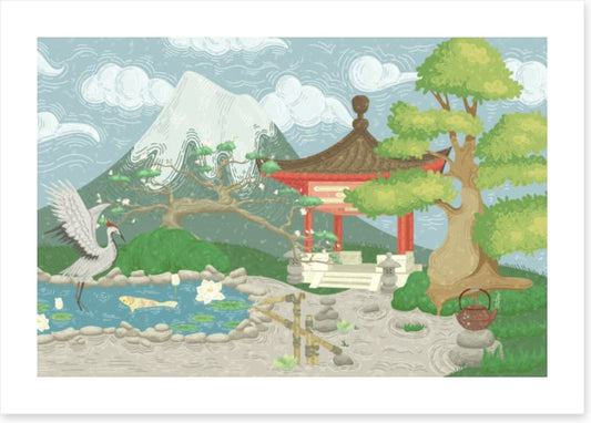 Traditional tea garden