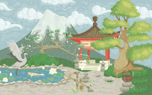 Traditional tea garden
