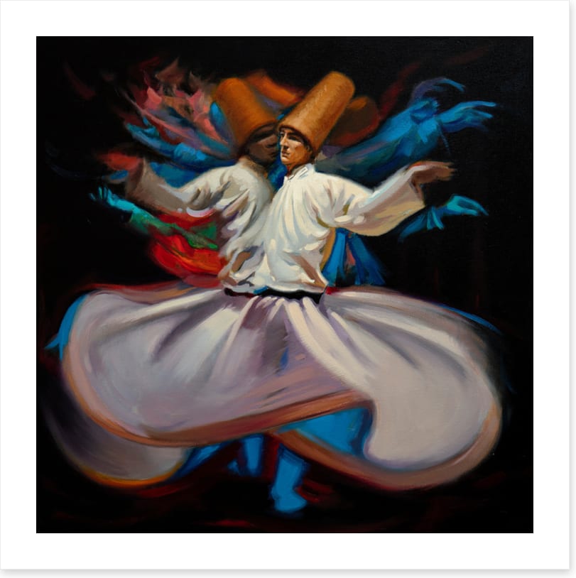 Whirling and twirling