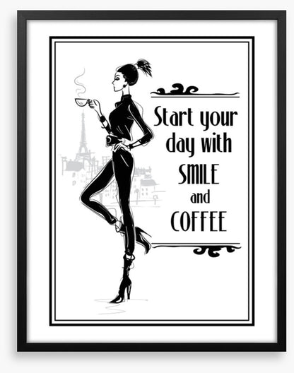 A smile and coffee