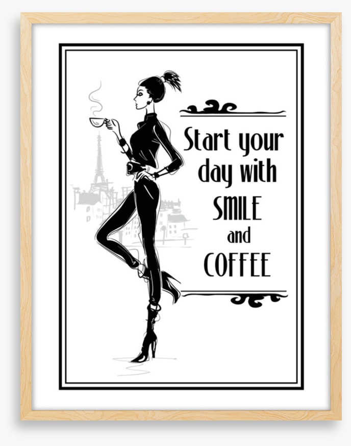 A smile and coffee