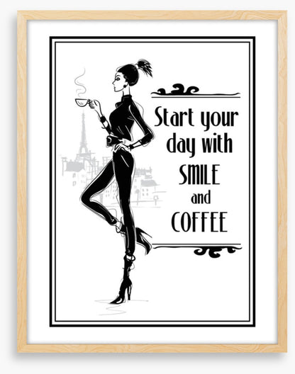 A smile and coffee