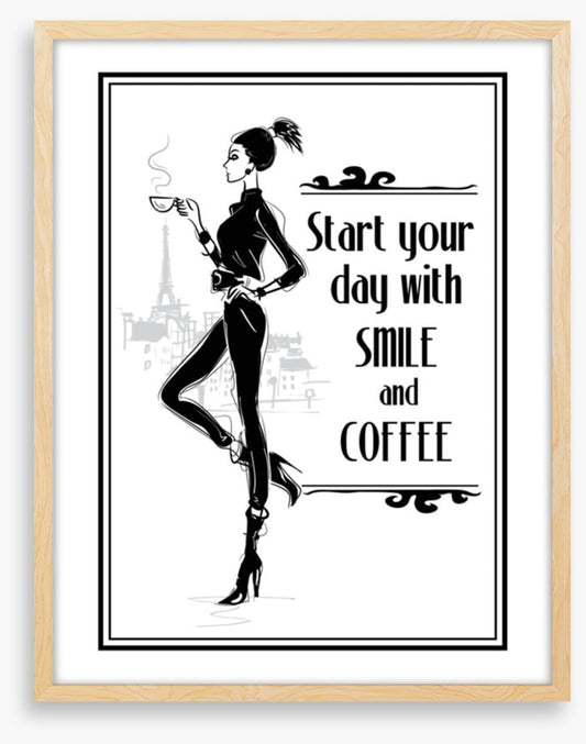 A smile and coffee