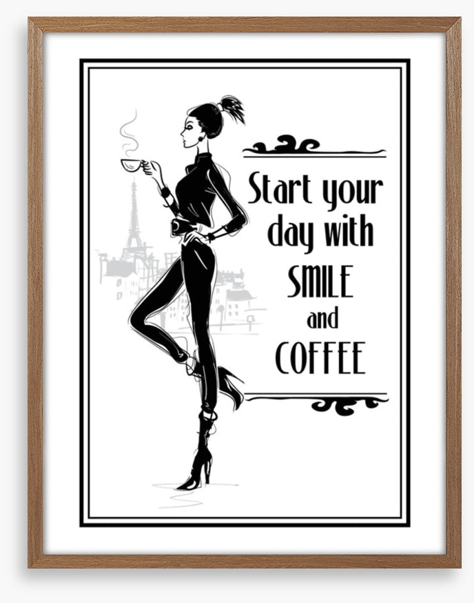 A smile and coffee