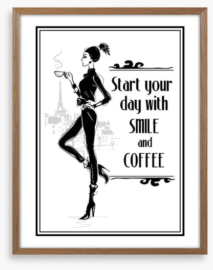 A smile and coffee