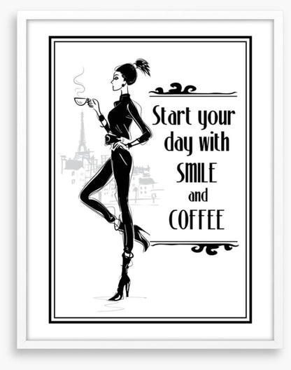 A smile and coffee