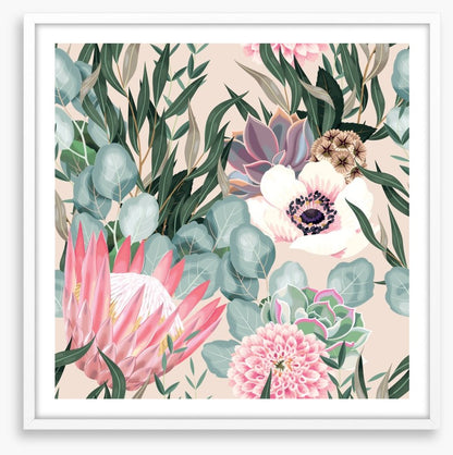 Bush blooms