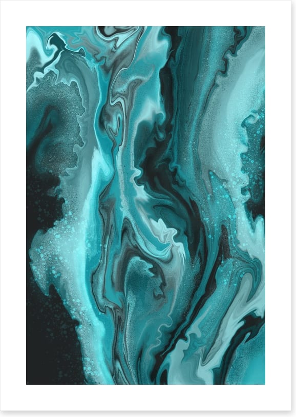 Tumbling teal