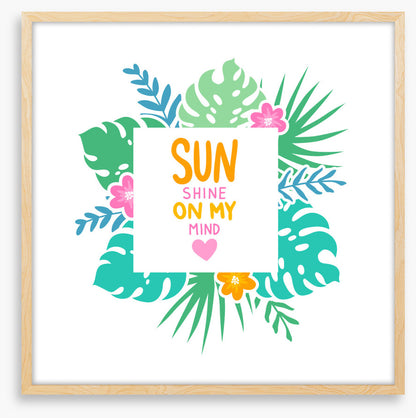 Sunshine on my mind
