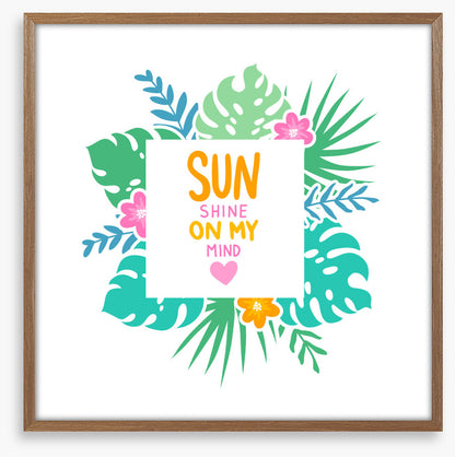 Sunshine on my mind