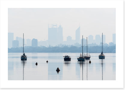 Swan River sailboats