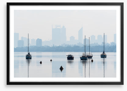 Swan River sailboats