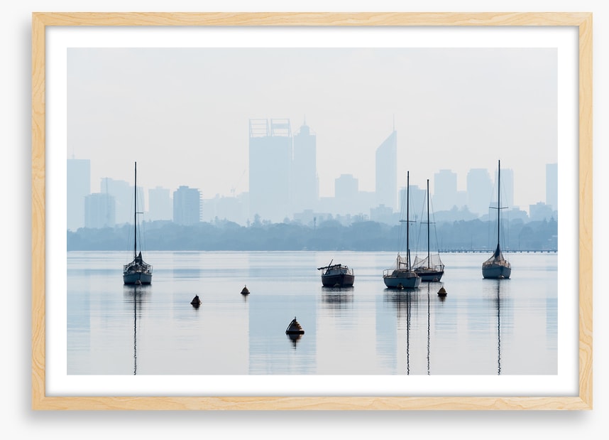 Swan River sailboats