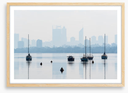 Swan River sailboats