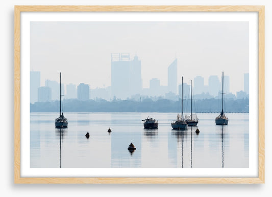 Swan River sailboats