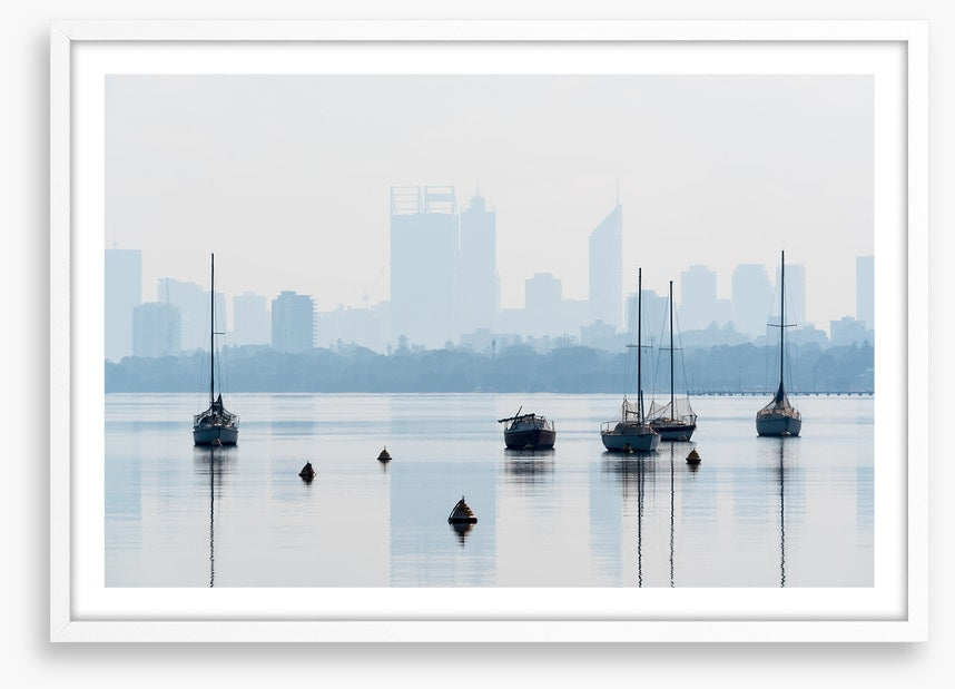 Swan River sailboats