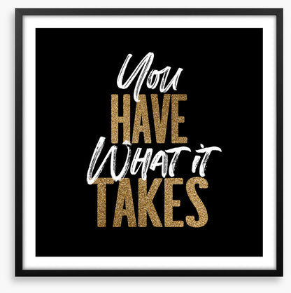 You have this