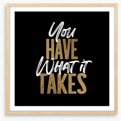 You have this