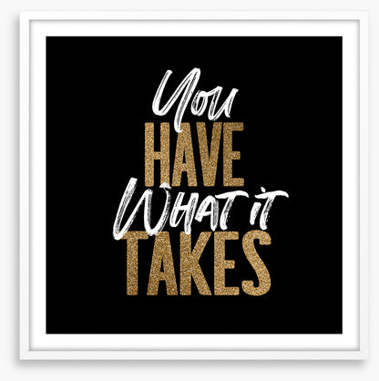 You have this