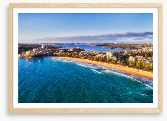 Across Manly beach