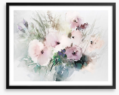 Winter bloom aquarelle