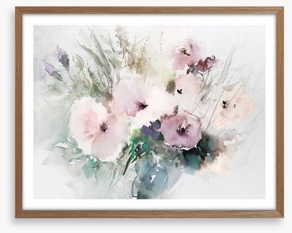 Winter bloom aquarelle
