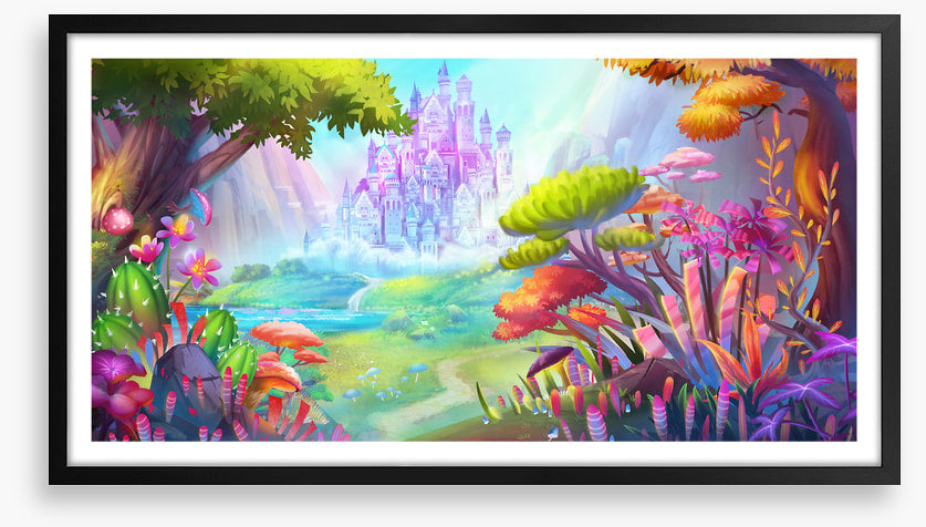 Enchanted forest castle