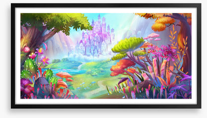 Enchanted forest castle