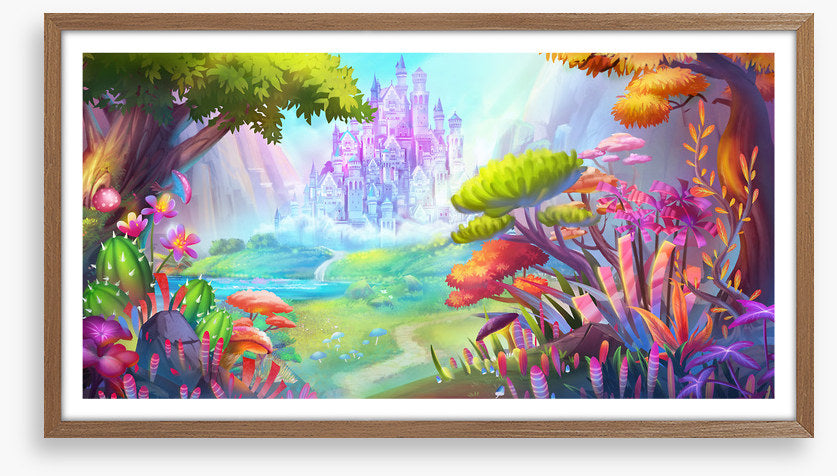 Enchanted forest castle