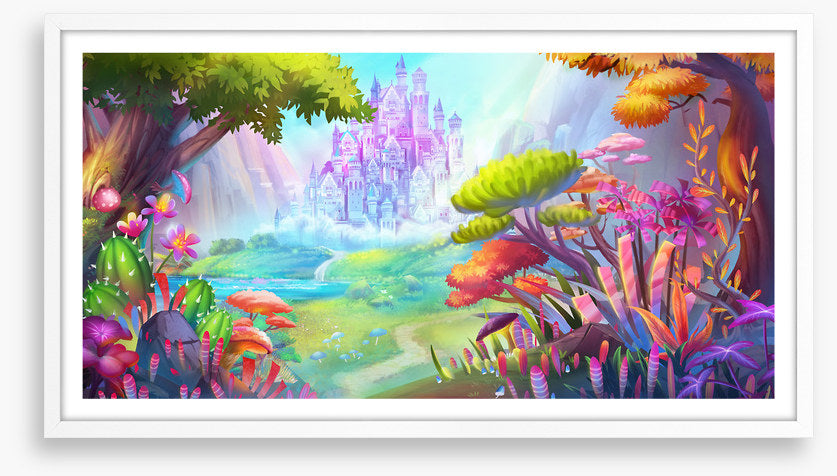 Enchanted forest castle