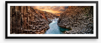Between the basalt