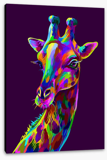 Neon giraffe