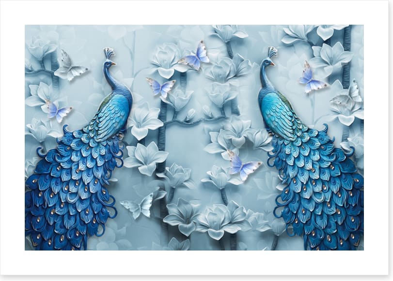 Blue plumes